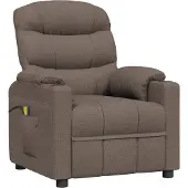 Syfax Massagestoel stof taupe