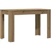Syfax Eettafel 120x60x76 cm bewerkt hout artisanaal eikenkleur