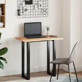 Prolenta Maison Exclusive - Bureaublad, onbehandeld, 80x50x2 cm, massief acaciahout