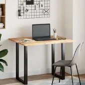 Prolenta Maison Exclusive - Bureaublad, onbehandeld, 100x80x2 cm, massief acaciahout