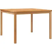 Syfax Tuintafel 110x110x77 cm massief teakhout