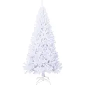 Prolenta Maison Exclusive - Kunstkerstboom met dikke takken, wit, 210 cm, PVC