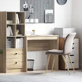 Prolenta Maison Exclusive - Bureau, Sonoma-eikenhout, 80 x 40 x 76 cm