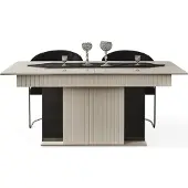 AEA Esstisch weiß modernes Esszimmer schöne Küche Holztische Design s Holz