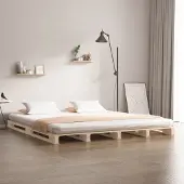 Prolenta Maison Exclusive - Palletbed 140x200 cm, gemaakt van massief grenenhout