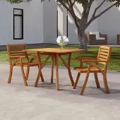 Prolenta Maison Exclusive - Tuintafel 85x85x75 cm, massief acaciahout
