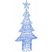 Syfax Kerstboom met 240 LED Blauw 180 cm Acryl