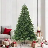 Prolenta Maison Exclusive - Kunstkerstboom, inklapbaar met voet, groen, 210 cm