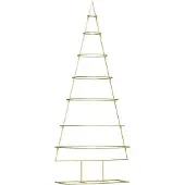 Syfax Metalen kerstboom met standaard Goud 180 cm Poedergecoat staal