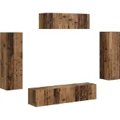 Syfax TV-kast 5 pcs Oudhout