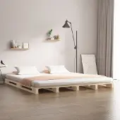 Prolenta Maison Exclusive - Palletbed, 180x200 cm, massief hout
