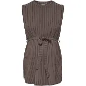 ONLY Maternity Blouse 'OLMPetris' bruin / zwart