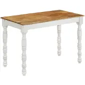 Prolenta Maison Exclusive - Eettafel 110x60x76 cm, massief mangohout