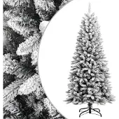 Syfax Kunstkerstboom met sneeuw 150 cm PVC en PE