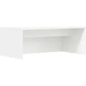 Syfax Wandbureau Wandgemonteerd Wit 80 x 45 x 30 cm Bewerkt hout