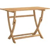 Syfax Tuintafel inklapbaar 110x55x75 cm massief acaciahout