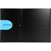 Exacompta 5x Exactive PP Presentatiemap Exashow met 4 ringen van 30mm - A3 - Zwart - 56134E