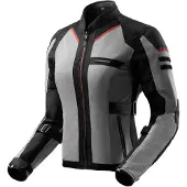 Rebelhorn Scandal 3 dames motorfiets textiljas, zwart/grijs/rood, maat M