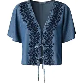 Pepe Jeans Blouse 'Cleo' navy / blauw denim