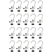 INF Hanger met clip RVS 20-pack