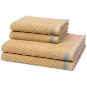 Ross Dames en Heren 2 X handdoek 2 X douchehanddoek - in set Smart