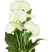 Viana Kunstbloemen decoratieve dahlia's kunstwit 50cm