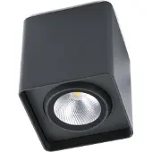 Faro Decente LED plafondspot Tami voor buiten, alu / grijs / zink, Aluminium, Modern, LED plafondlamp