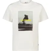 America Today T-shirt wit Jongens Katoen Ronde hals Printopdruk - maat 158/164