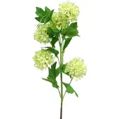 Viana Kunst sneeuwbal, deco tak, kunstplant groen Ø6.5cm L78cm