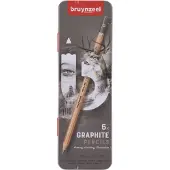 Bruynzeel Creatives - grafietpotloden - 6 stuks