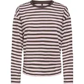 ONLY Shirt 'ONLNEW SOPH' rosa / black denim / wit
