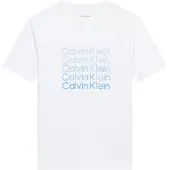 Calvin Klein Jeans Shirt azuur / wit