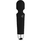 EasyToys - Mini Wand Vibrator - Wandvibrator - Ook voor Massages - Oplaadbaar - Waterproof - Wand Vibrator - Vibrator - Vibrators voor Vrouwen - Sex Toys voor Vrouwen - Vibrators - Zwart