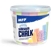 MFP PAPER Stoepkrijt M Rond 20 Stuks Mix - UNI