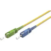 Goobay SC/UPC - SC/APC Simplex FTTH kabel | OS2 | geel | LSZH | 30 meter