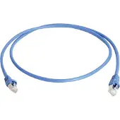 Telegärtner patchkabel, CAT7, 7,50 meter, blauw, 600 MHz, PIMF, halogeenvrij