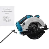 OEM Cirkelzaag, verstelbare hoek, draadloze werking, blauw