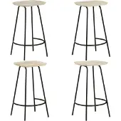 Prolenta Maison Exclusive - Set van 4 barkrukken, massief mangohout