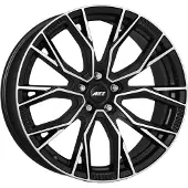 Aez Litá velgen, merk , model Toronto, kleur donker, afmetingen 8x20 inch, steek 5x112, et-waarde 46, uitvoering: zwart/gepolijst
