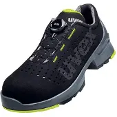 Uvex 1 BOA veiligheidsschoen S1, enkellange schoen, zwart/geel, maat 35