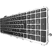 T-ProTek Duits toetsenbord, compatibel met HP Envy 15-j144nf (J6Z07EA)
