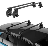 Menabo Stahl bagagedrager voor Suzuki Dzire, modeljaren 2017-2025, zwart, 2 stuks
