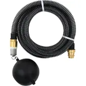 Syfax Zuigslang met messing koppelingen 1,1'' 25 m PVC zwart