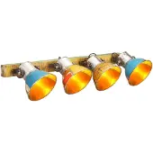 Syfax Wandlamp industrieel E27 90x25 cm meerkleurig
