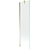 Mexen Next badwand scherm 1-vleugelig 50 x 150 , transparant, goud - 895-050-000-00-00-50