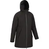 Mountain Warehouse Dames/Dames Hilltop II Waterdichte Jas (Jet Zwart)