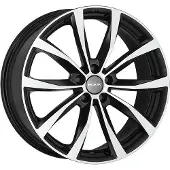 Mak Litá velgen WOLF, 7x18 inch, 5x112 steek, ET 43, zwarte glansfinish