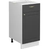 Vicco Fame-Line Keukenonderkast – 40 cm zonder werkblad Antraciet-goud