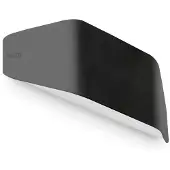 Faro Future - wandverlichting - 31,5 x 7 x 13,5 cm - IP44 - donkergrijs