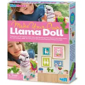 4M Knutselen - Maak Je Eigen Lama Pop - Creatief Speelgoed - Hobbypakket - KidzMaker - 5 Jaar
